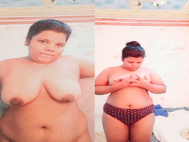 Unsatisfied nude bhabhi playing big boobs